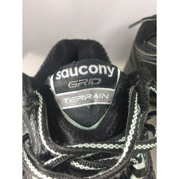 Saucony Grid Terrain Womens 15102-2 Running Shoe Size 6 Black Sneakers Athletic - Picture 5 of 12